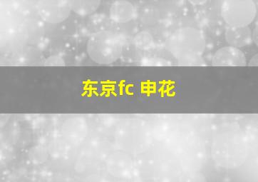 东京fc 申花